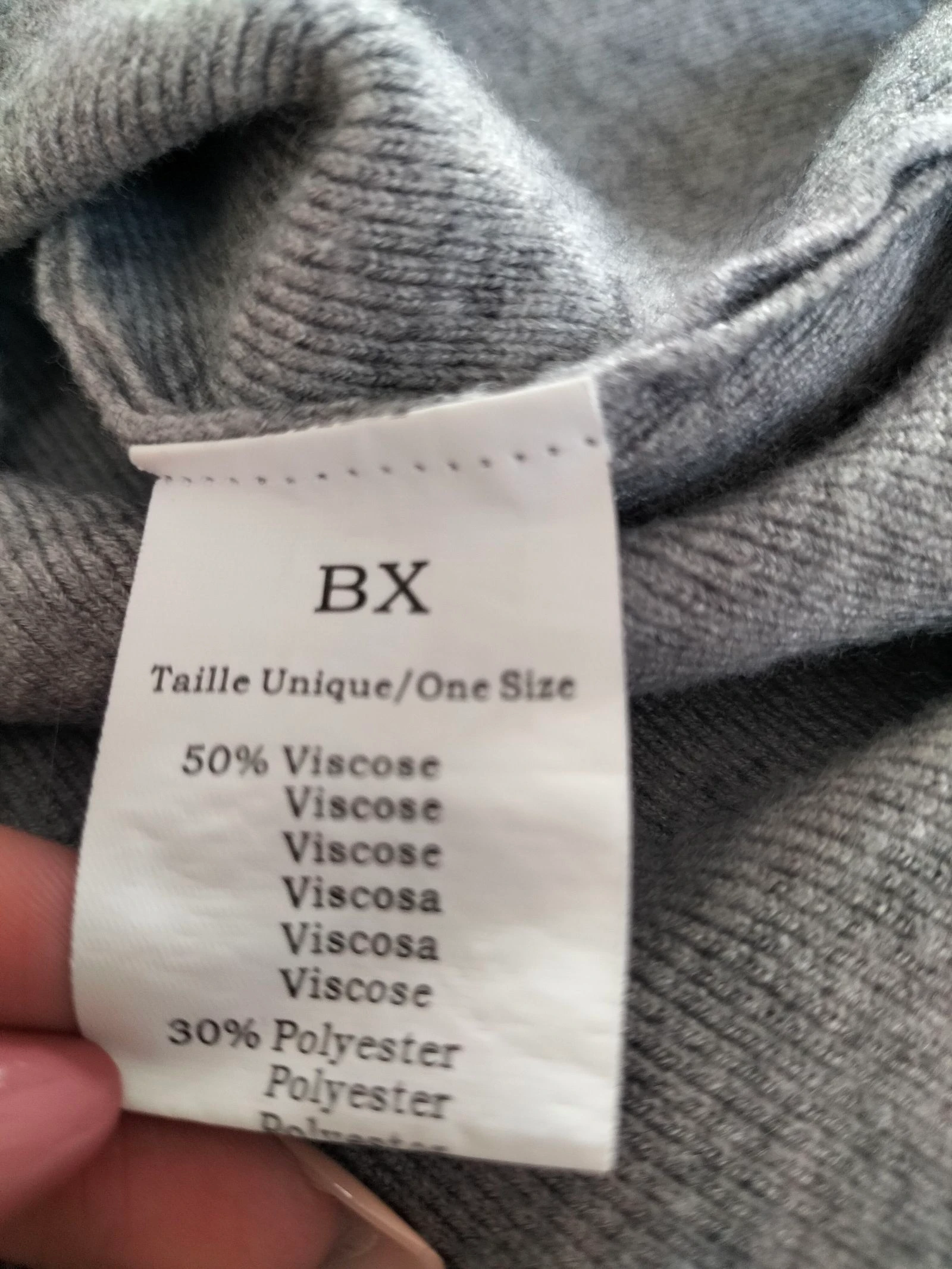 Vestido de Punto Gris Talla Única (34/36) | Moëwy | Muy buen estado – photo 5